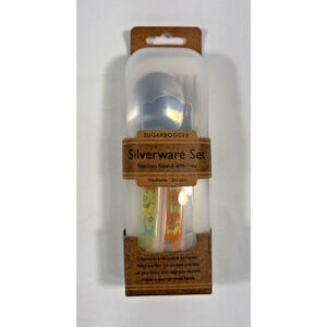 Sugar Booger Silverware Llama Set Fork Spoon Farm